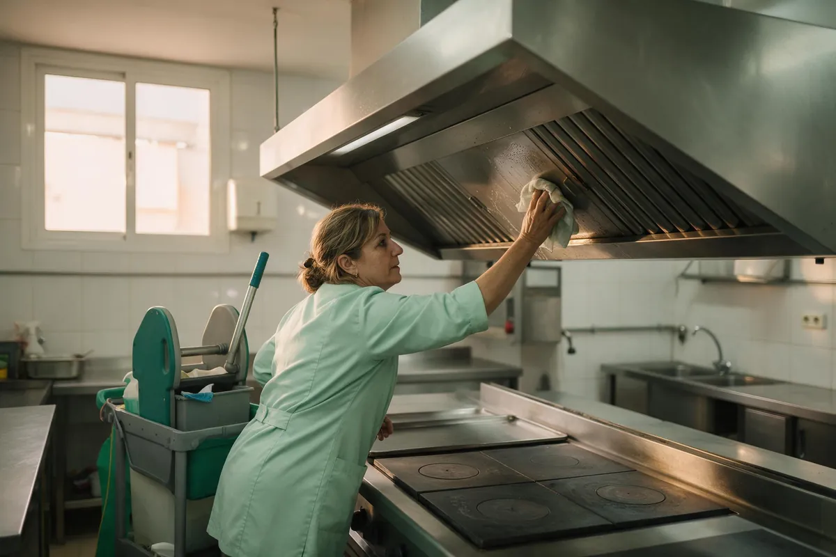 Limpieza de cocinas industriales en Torrent